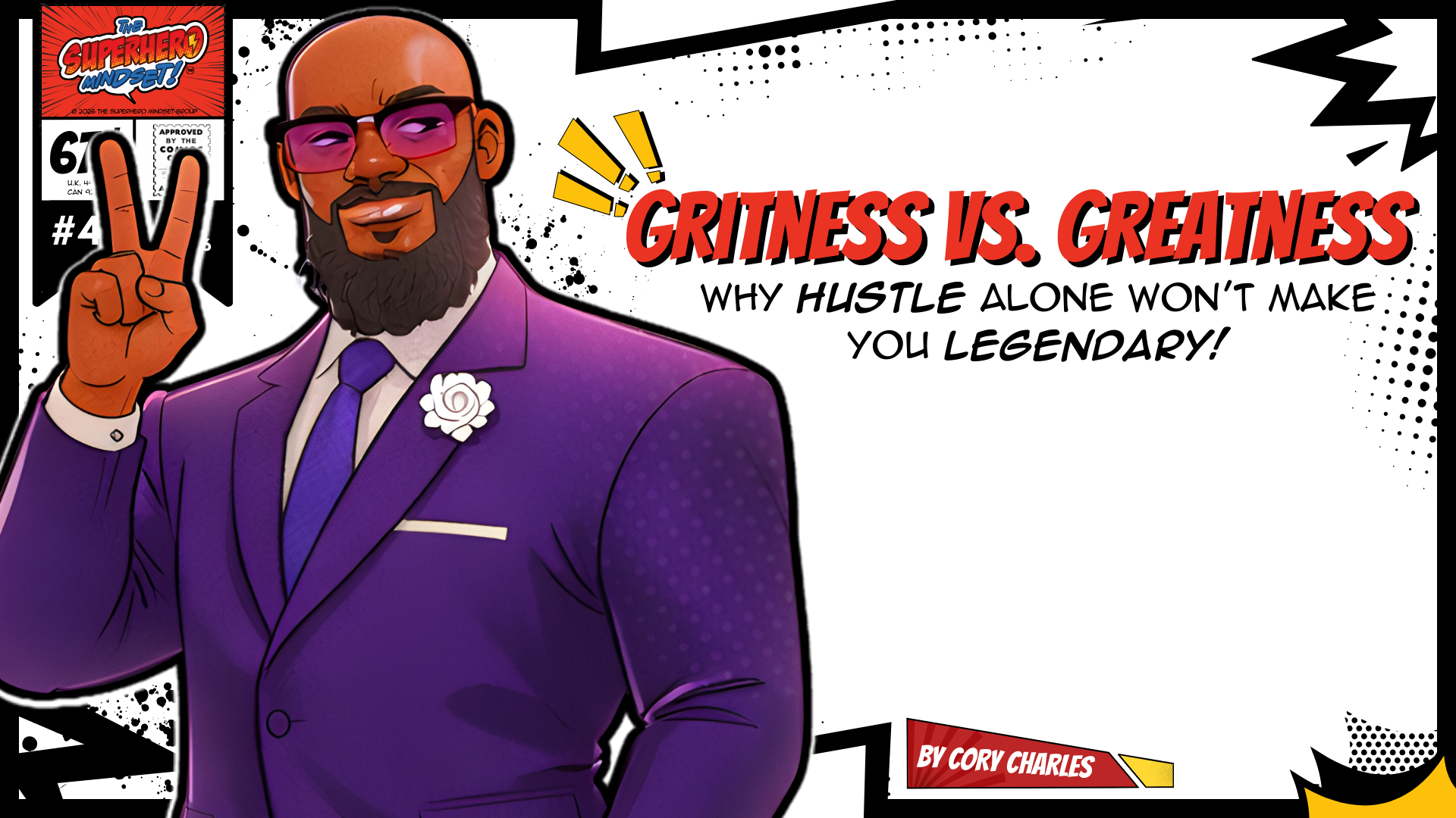 A bold, high-contrast image symbolizing the difference between relentless effort and purposeful excellence, representing grit evolving into greatness through clarity, alignment, and intentional leadership.